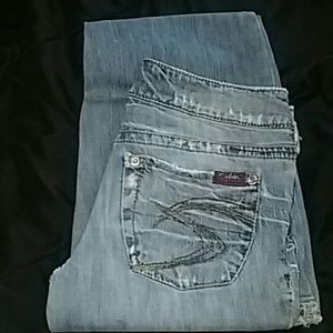 Silver jeans